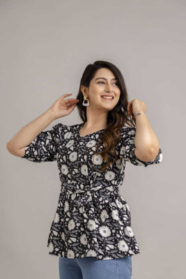 WANRIP Casual Solid Women Multicolor Top
