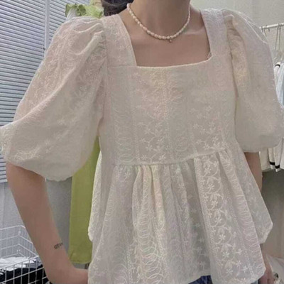 KKS Fashion Casual Solid Women White Top