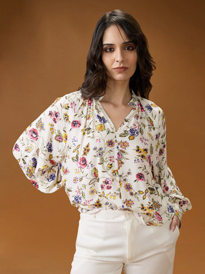 Globus Casual Printed Women Multicolor Top