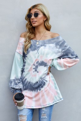 The Urban Mall Casual Tie & Dye Women Multicolor Top