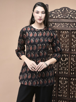 SHREE - SHE IS SPECIAL Casual Ethnic Motifs Women Multicolor Top