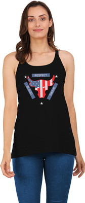 jovo Party Self Design Women Black Top