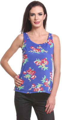 KOTTY Casual Solid Women Blue Top
