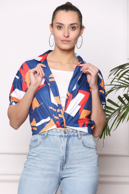 Jhoomantroo Casual Printed Women Multicolor Top