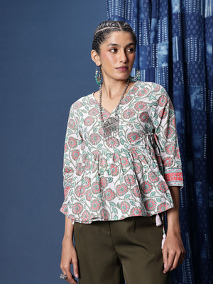 Taavi Casual Printed Women Multicolor Top