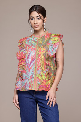 aarke Ritu Kumar Casual Printed Women Multicolor Top