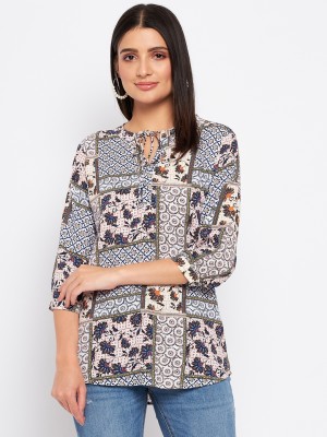 DUKE Casual Printed Women Multicolor Top