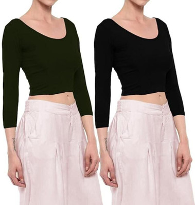 THEBLAZZEE Casual Solid Women Multicolor Top