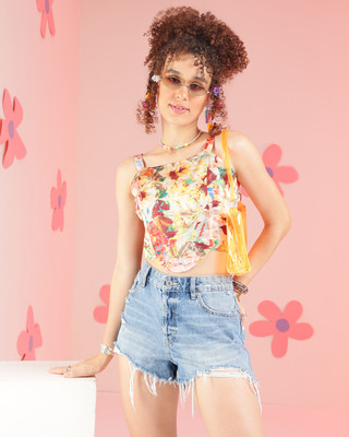 OTTAVIA Party Printed Women Multicolor Top