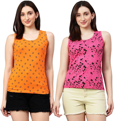 FASHA Casual Printed Women Multicolor Top