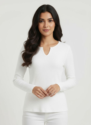 TAMILA FASHIONS Casual Solid Women Black Top