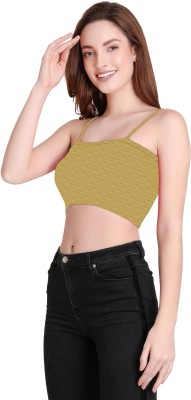 jovo Casual Solid Women Beige Top