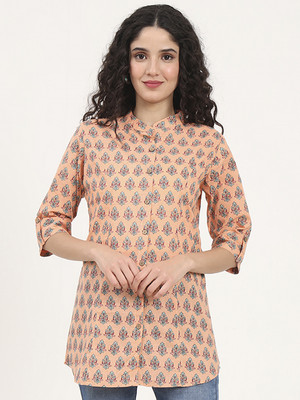 DIVENA Casual Printed Women Multicolor Top