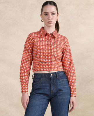 RAREISM Women Printed Party Multicolor Shirt