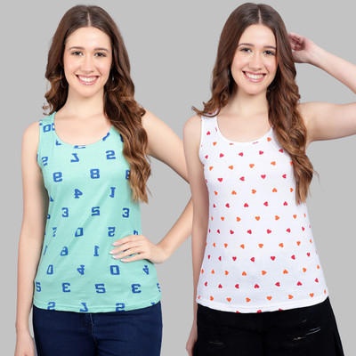 DIAZ Casual Printed Women Multicolor Top