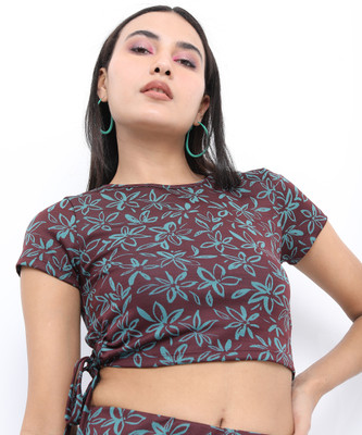 Tokyo Talkies Casual Printed Women Multicolor Top