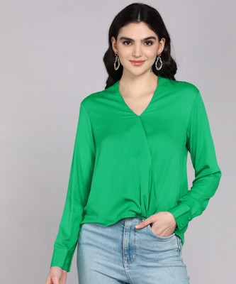 Allen Solly Casual Solid Women Multicolor Top