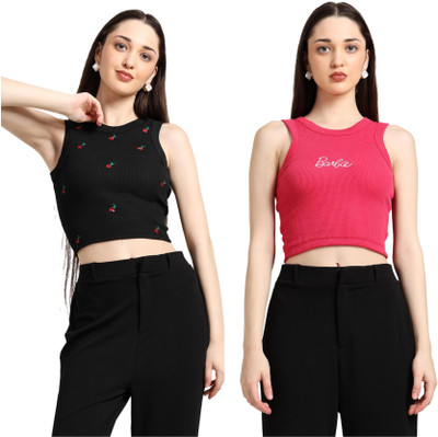 holdvalley Casual Printed Women Pink Top