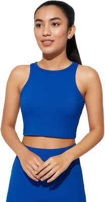 Mimmy Kids Casual Solid Women Dark Blue Top