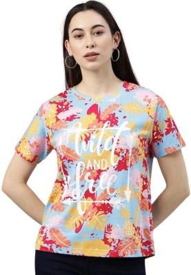 Shiv Casual Graphic Print Women Multicolor Top