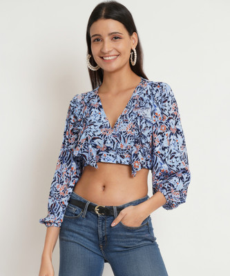 9 impression Casual Printed Women Multicolor Top
