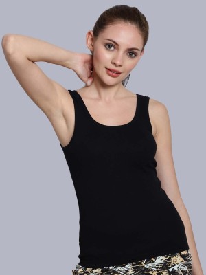 Trudam Casual Solid Women Black Top