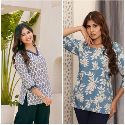 Dream Global Casual Striped Women Multicolor Top