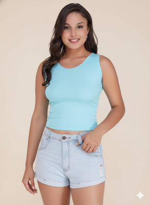 Soft and Soothe Casual Solid Women Green Top