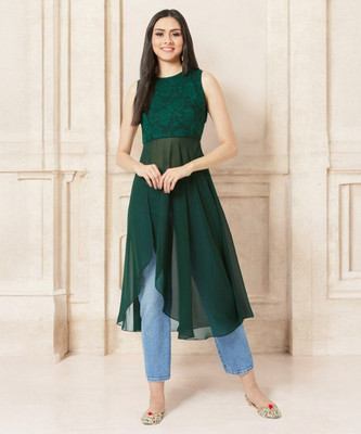 all about you Casual Solid Women Green Top