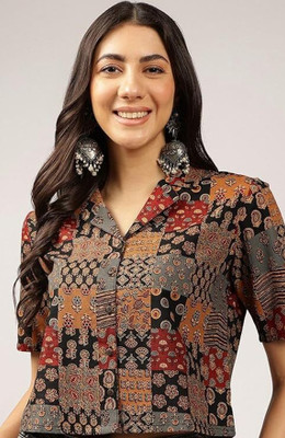 Pitambara Casual Printed Women Multicolor Top