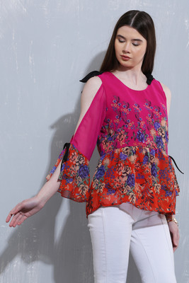 Neoen Casual Printed Women Multicolor Top