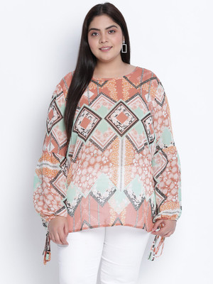 OXOLLOXO Casual Printed Women Multicolor Top