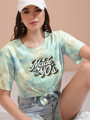 Tokyo Talkies Casual Printed Women Multicolor Top