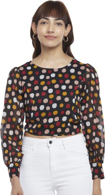 PEOPLE Casual Printed Women Multicolor Top