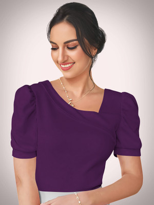Kashonaa Casual Self Design Women Purple Top