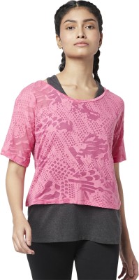 Ajile By Pantaloons Casual Solid Women Pink Top