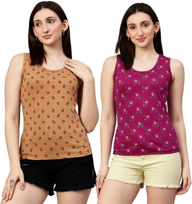 UNFLD Casual Printed Women Multicolor Top