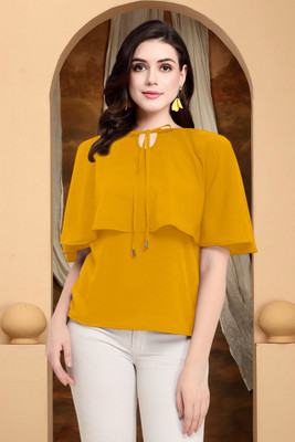 Harshiv Creation Casual Solid Women Multicolor Top
