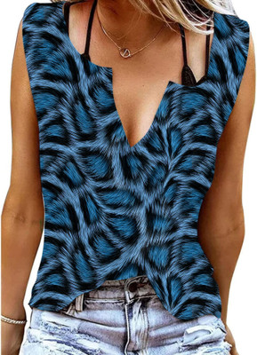 jovo Casual Printed Women Multicolor Top