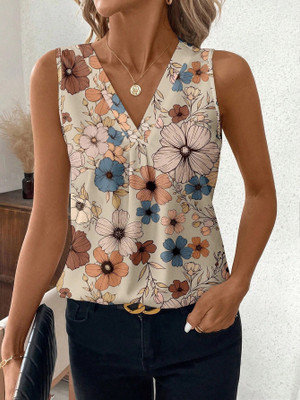 TAMALA PALLU Formal Printed Women Multicolor Top