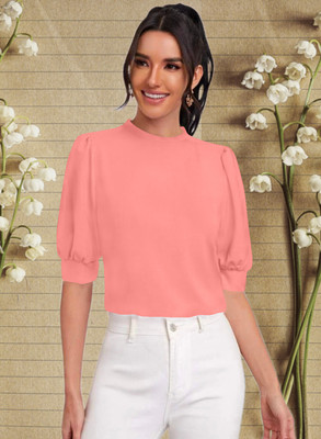 Dream Beauty Fashion Casual Solid Women Multicolor Top
