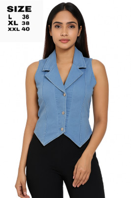 Ina fashion Casual Solid Women Light Blue Top