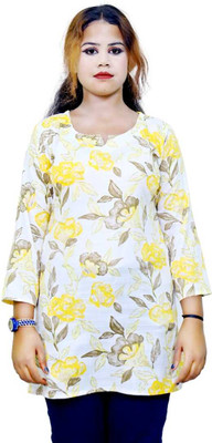 laveeza collection Formal Printed Women Yellow Top