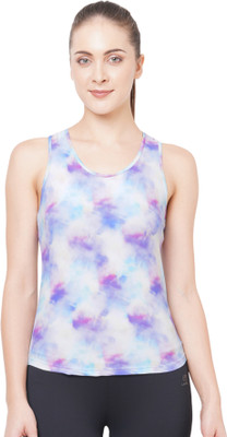 Laasa Sports Casual Printed Women Multicolor Top