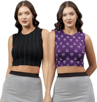 DIAZ Casual Printed Women Multicolor Top
