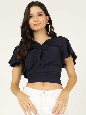 Prettify Casual Solid Women Multicolor Top