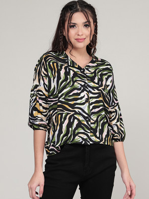 Bollyqueen Casual Self Design Women Multicolor Top