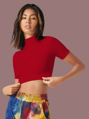 Dream Beauty Fashion Casual Solid Women Red Top