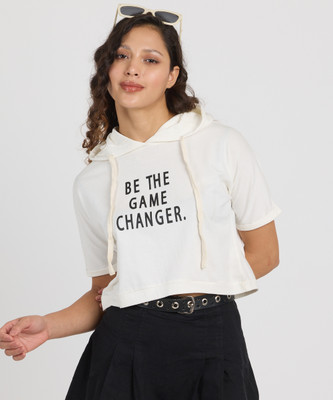 Pina Colada Casual Solid Women White Top