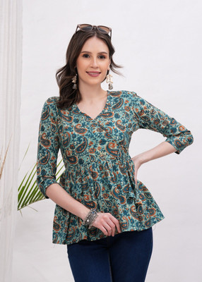 maapa Casual Solid Women Purple Top